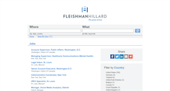 Desktop Screenshot of fleishmanhillard.jobs